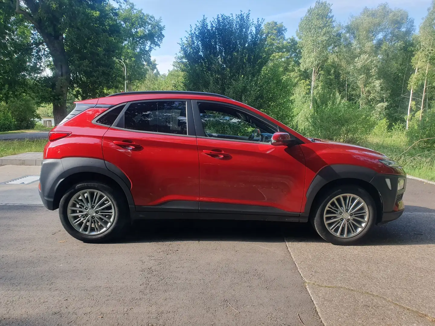 Hyundai KONA Kona 1.0 T-GDIYES!+ Rot - 1