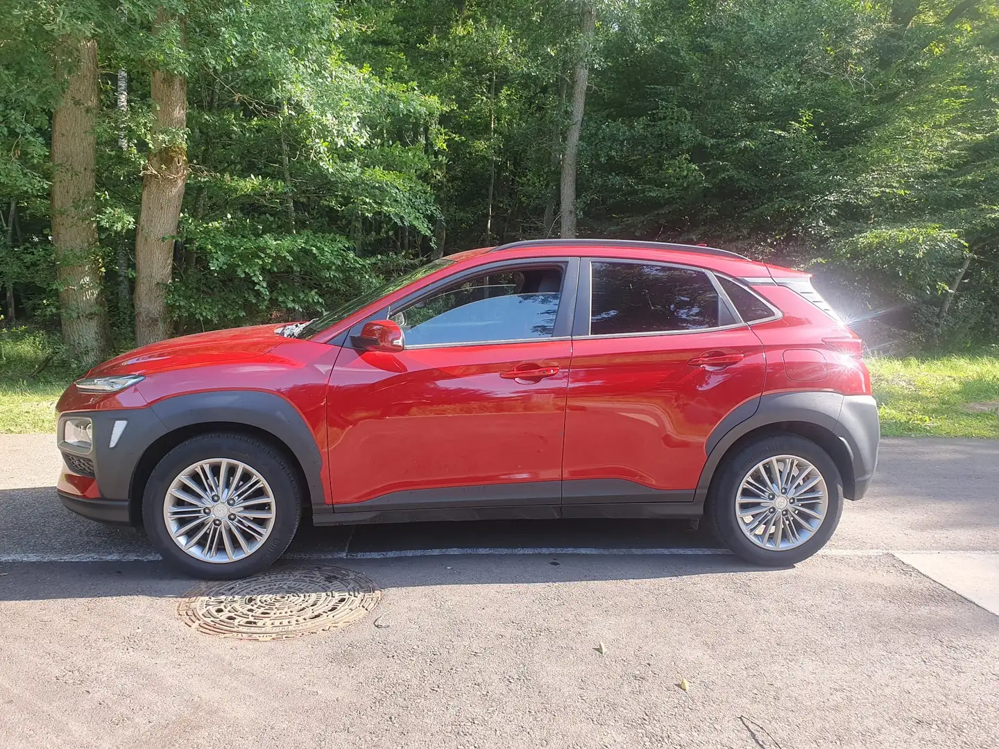 Hyundai KONA Kona 1.0 T-GDIYES!+ Rot - 2
