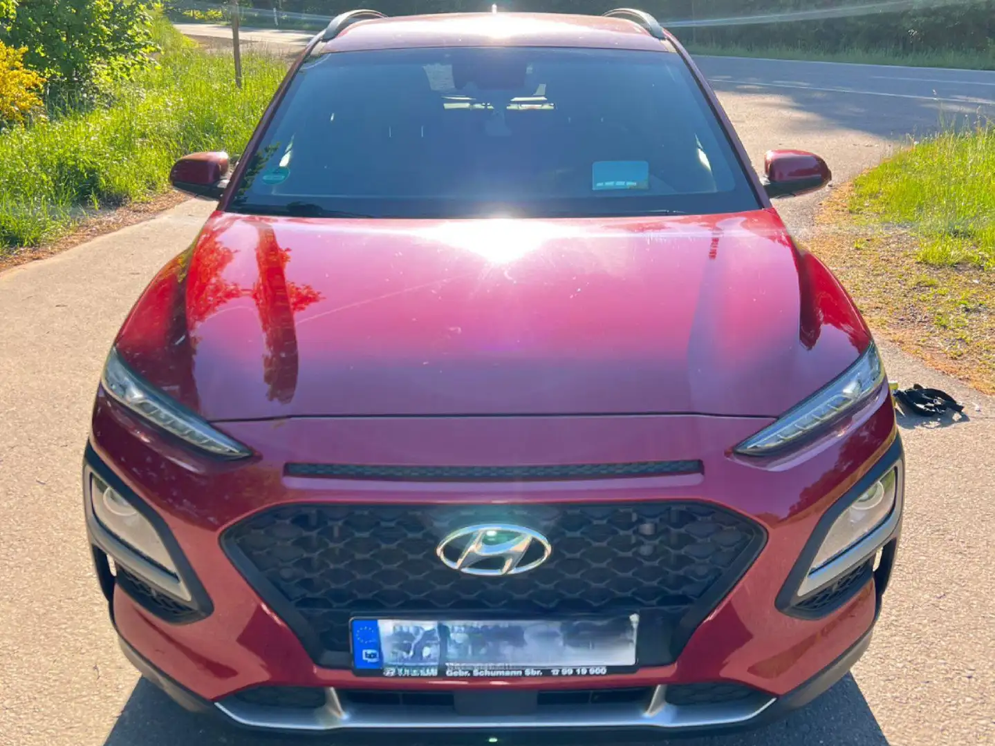 Hyundai KONA Kona 1.0 T-GDIYES!+ Rot - 1