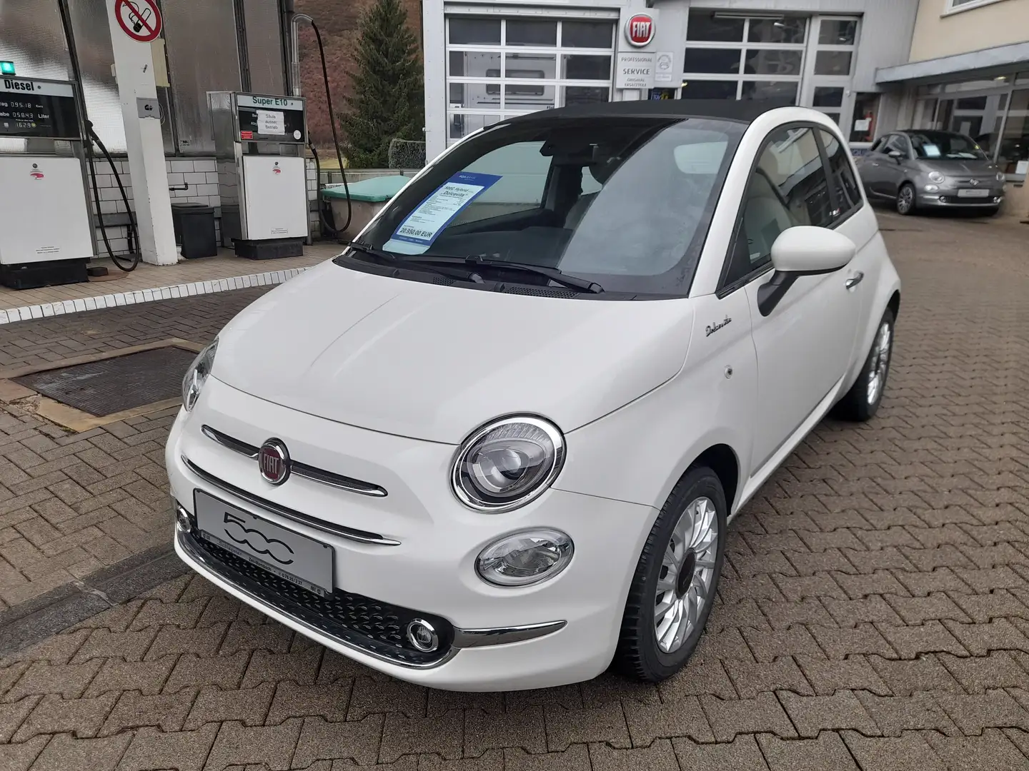 Fiat 500C Dolcevita 1.0 GSE Hybrid (70 PS) Weiß - 1