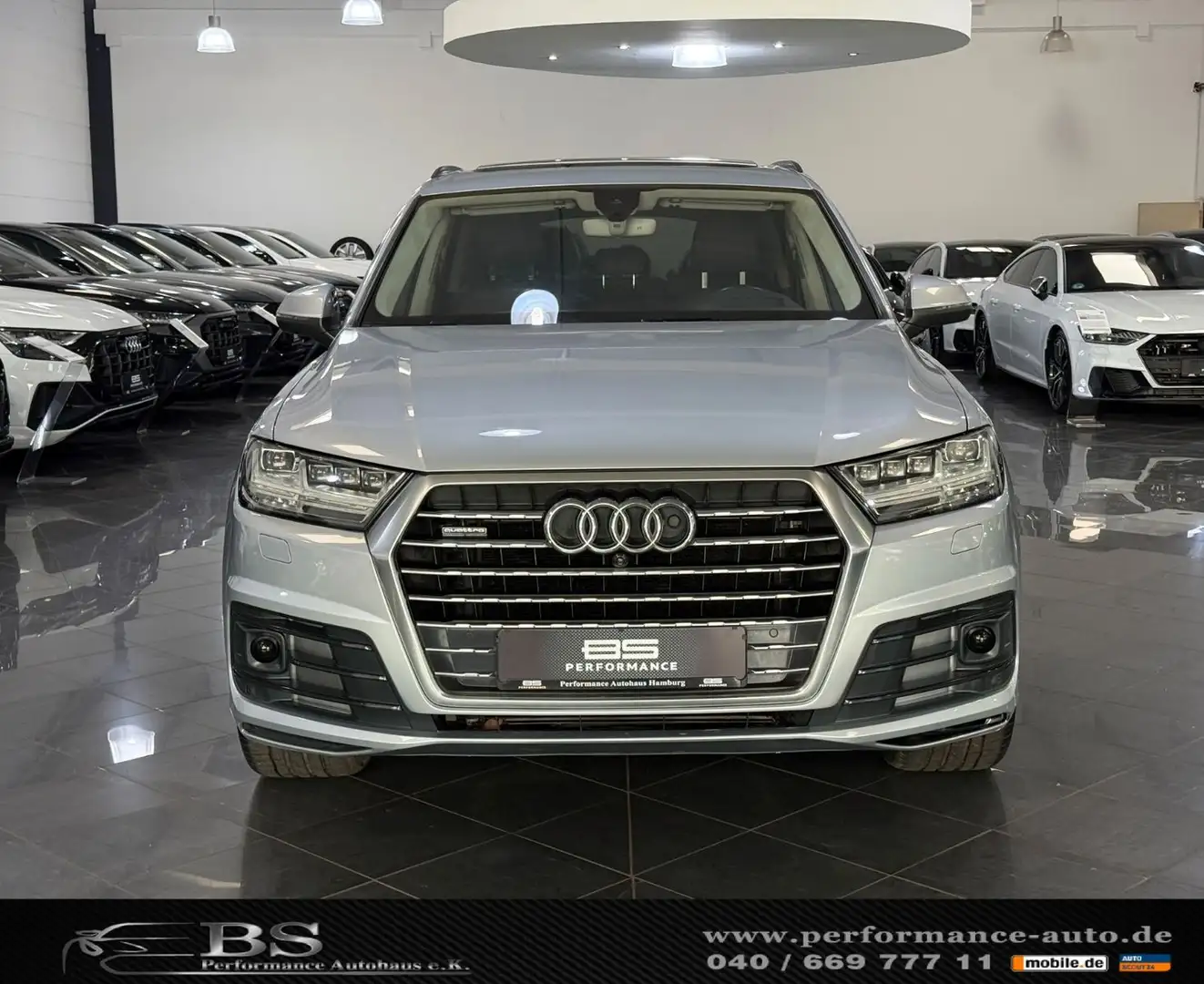 Audi Q7 3.0 TDI |S-LINE|EXCLUSIVE|MATRIX|PANO|ACC|7-S Silber - 2