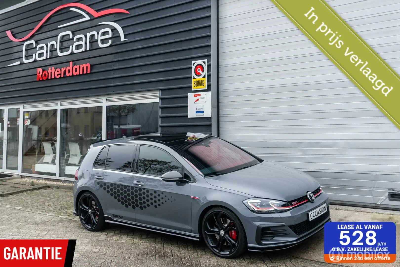 Volkswagen Golf GTI 2.0 TSI TCR|Keyless|Pano|Digitaal Cockpit|Dyn Audi Grijs - 1