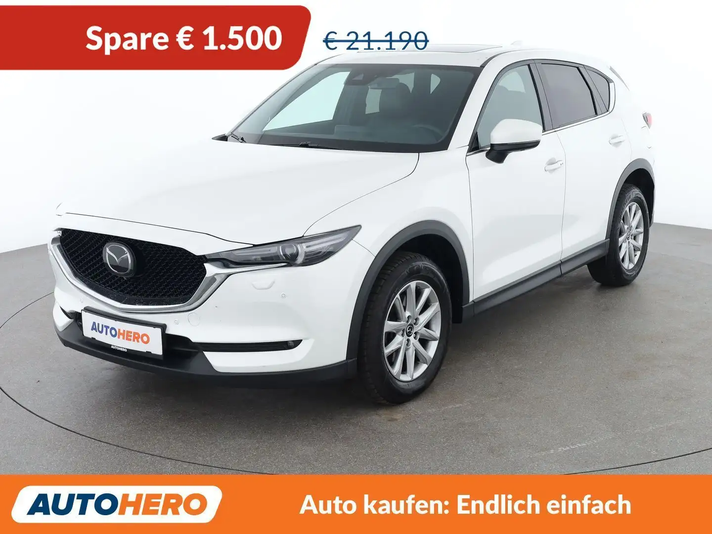 Mazda CX-5 2.2 SKYACTIV-D Takumi AWD Weiß - 1