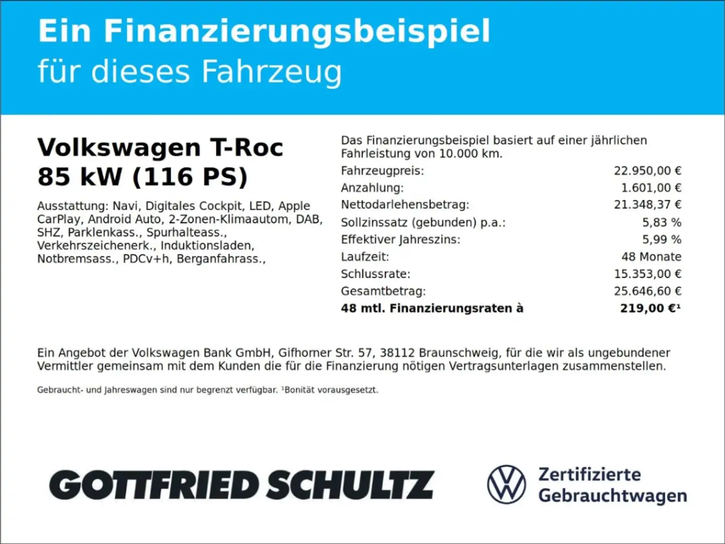 Volkswagen T-Roc LIFE TSI SITZHEIZUNG EINPARKHILFE APP-CONNECT Weiß - 2