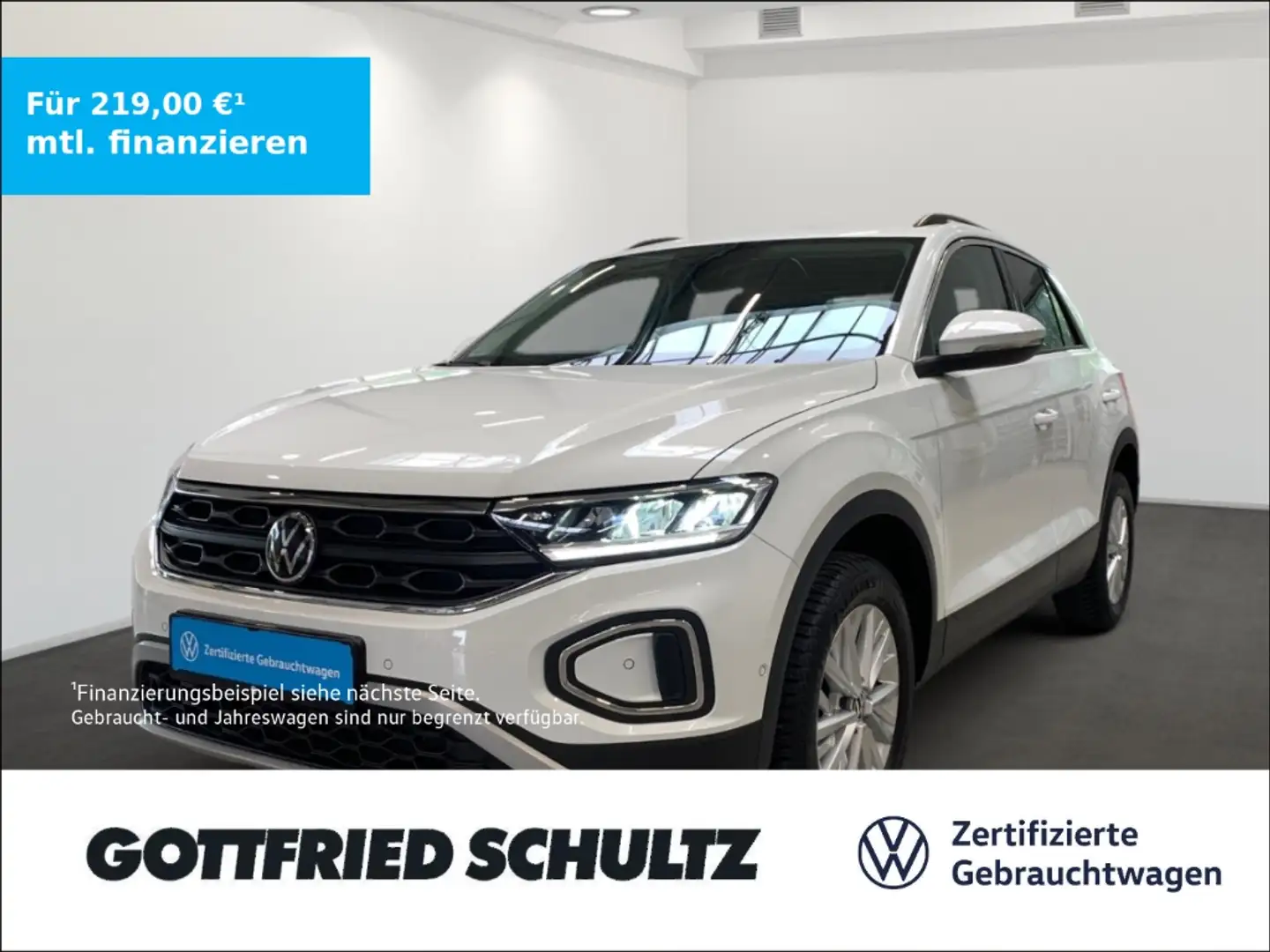 Volkswagen T-Roc LIFE TSI SITZHEIZUNG EINPARKHILFE APP-CONNECT Weiß - 1