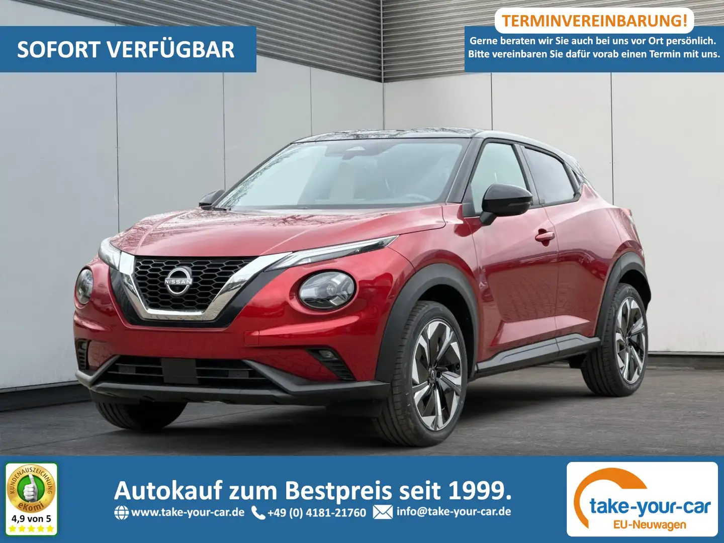 Nissan Juke Tekna NAVI+360° KAMERA+SHZ+VOLL-LED+BOSE+PDC 1.... Schwarz - 1