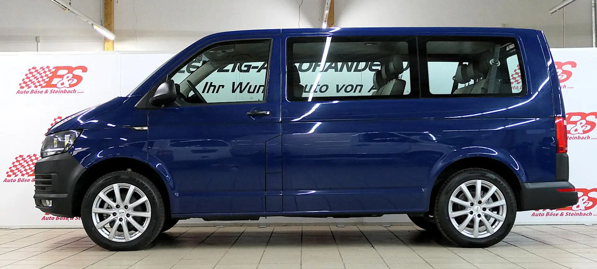 Volkswagen T6 Kombi 4Motion*STANDHZ*AHK*PDC*KLIMA*TEL* Bleu - 2