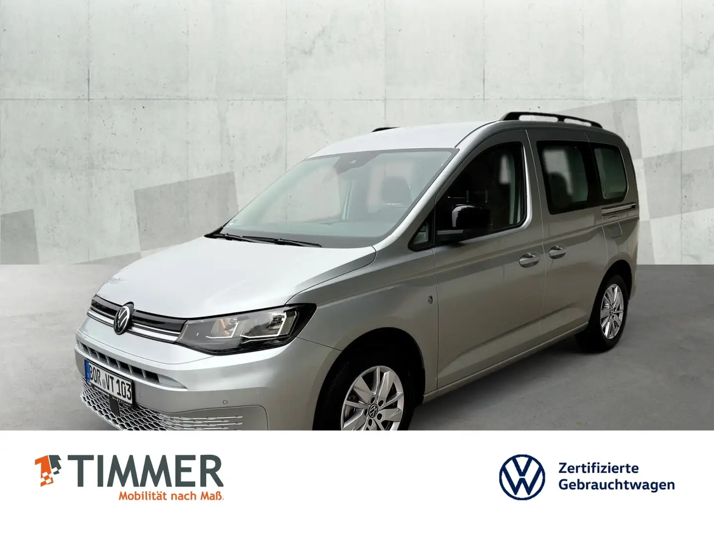 Volkswagen Caddy 2.0 TDI LIFE*APP-CON*RKAM*ALL-SEASON*DIG.COCKPIT* Silber - 1