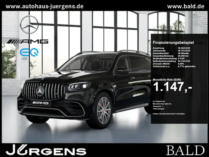 Mercedes-Benz GLS 63 AMG 4M+ Pano/AHK/MLB/HUD/360/Burm/Memo/21