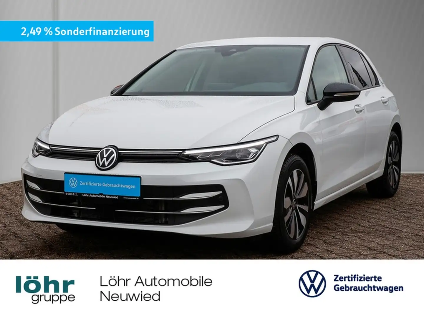 Volkswagen Golf VIII 1.5 TSI GOAL /LED+/Navi/ACC/AHK/DAB+ Weiß - 1