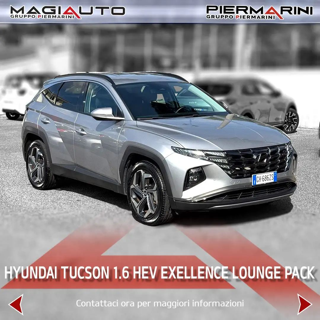 Hyundai TUCSON Tucson 1.6 HEV aut.Exellence Grigio - 1