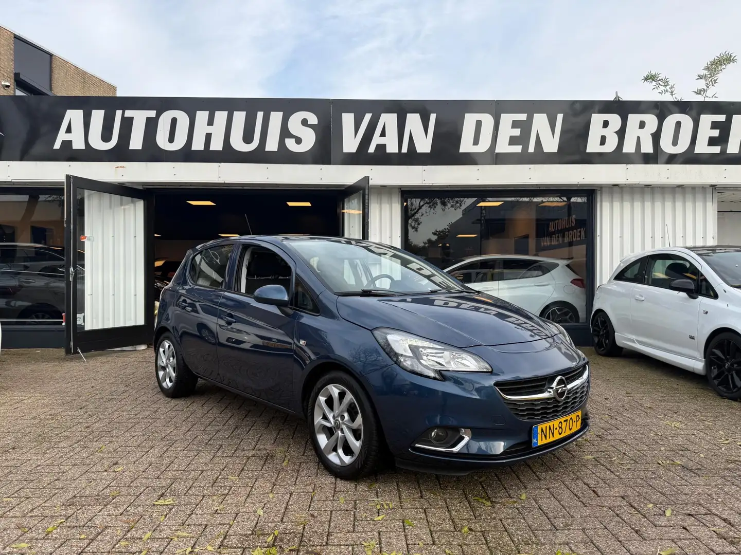 Opel Corsa 1.4 Online Edition Automaat|Navi|Airco|Cruise|Carp Blauw - 1