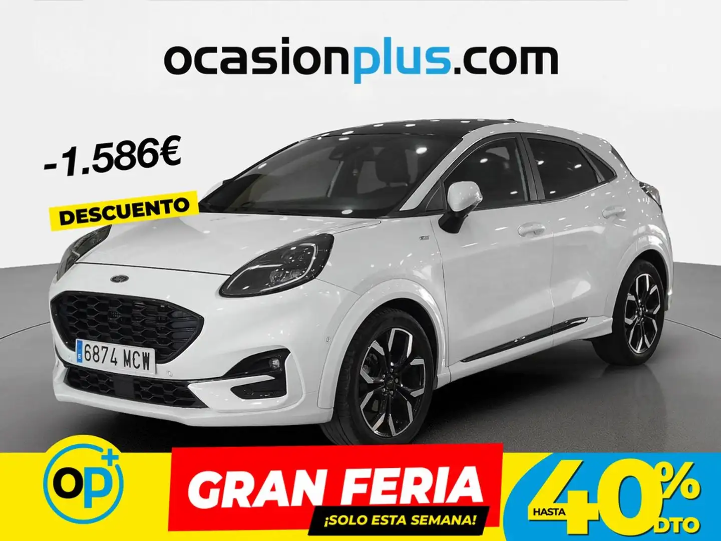 Ford Puma 1.0 EcoBoost MHEV ST-Line X 155 Blanco - 1