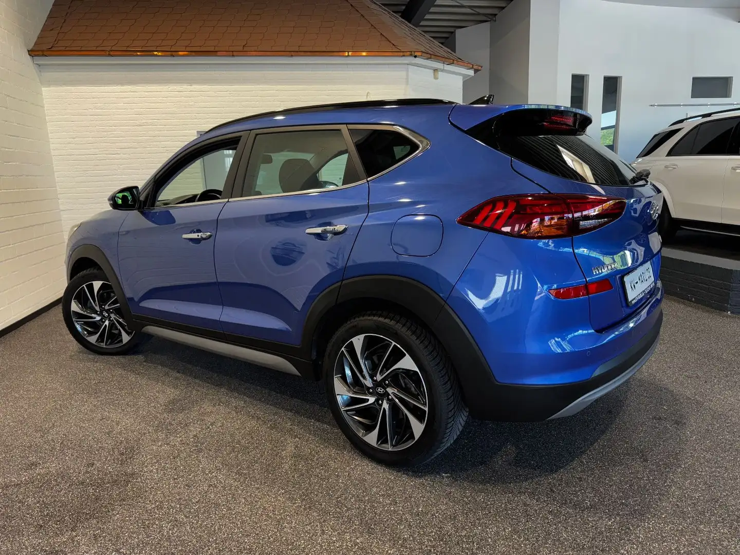 Hyundai TUCSON Premium 4WD PANORAMA NAVI+CAM LEDER ACC Blauw - 2