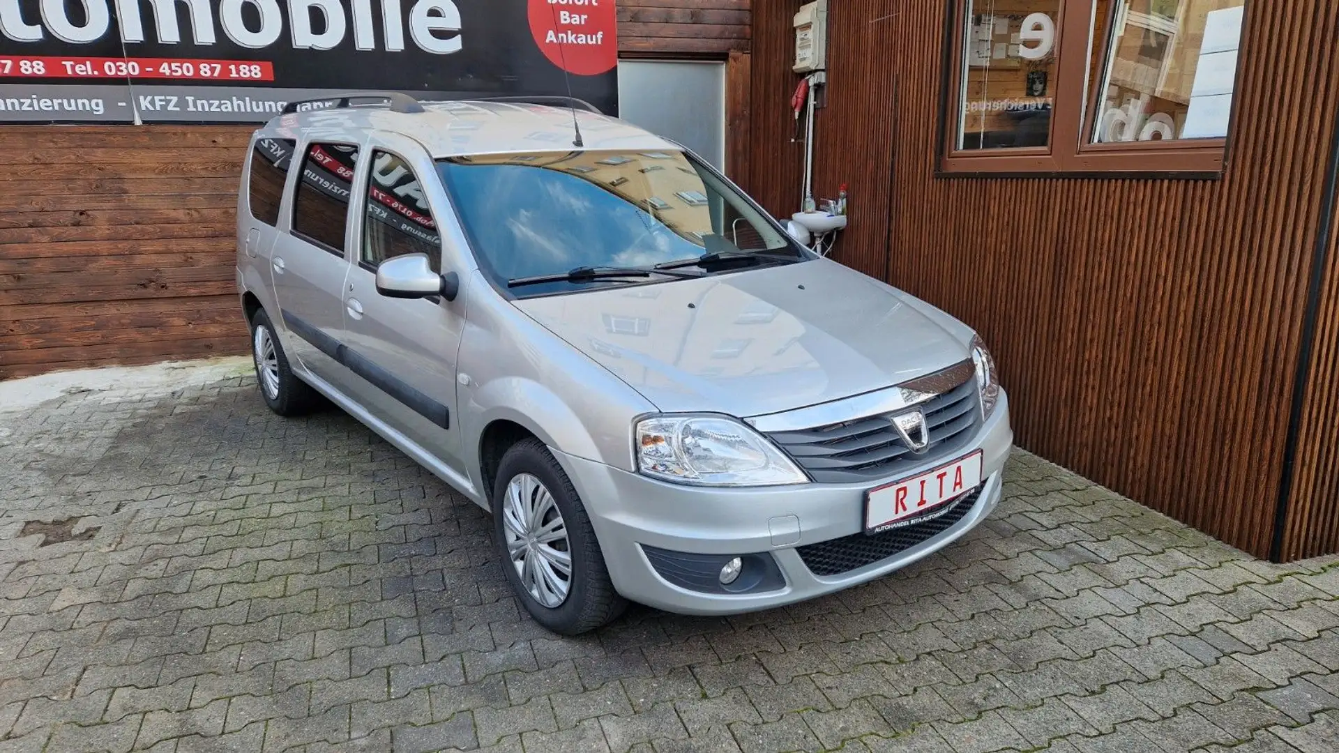 Dacia Logan 1.6 LPG, Isofix, Klima, Nichtraucher Grau - 1