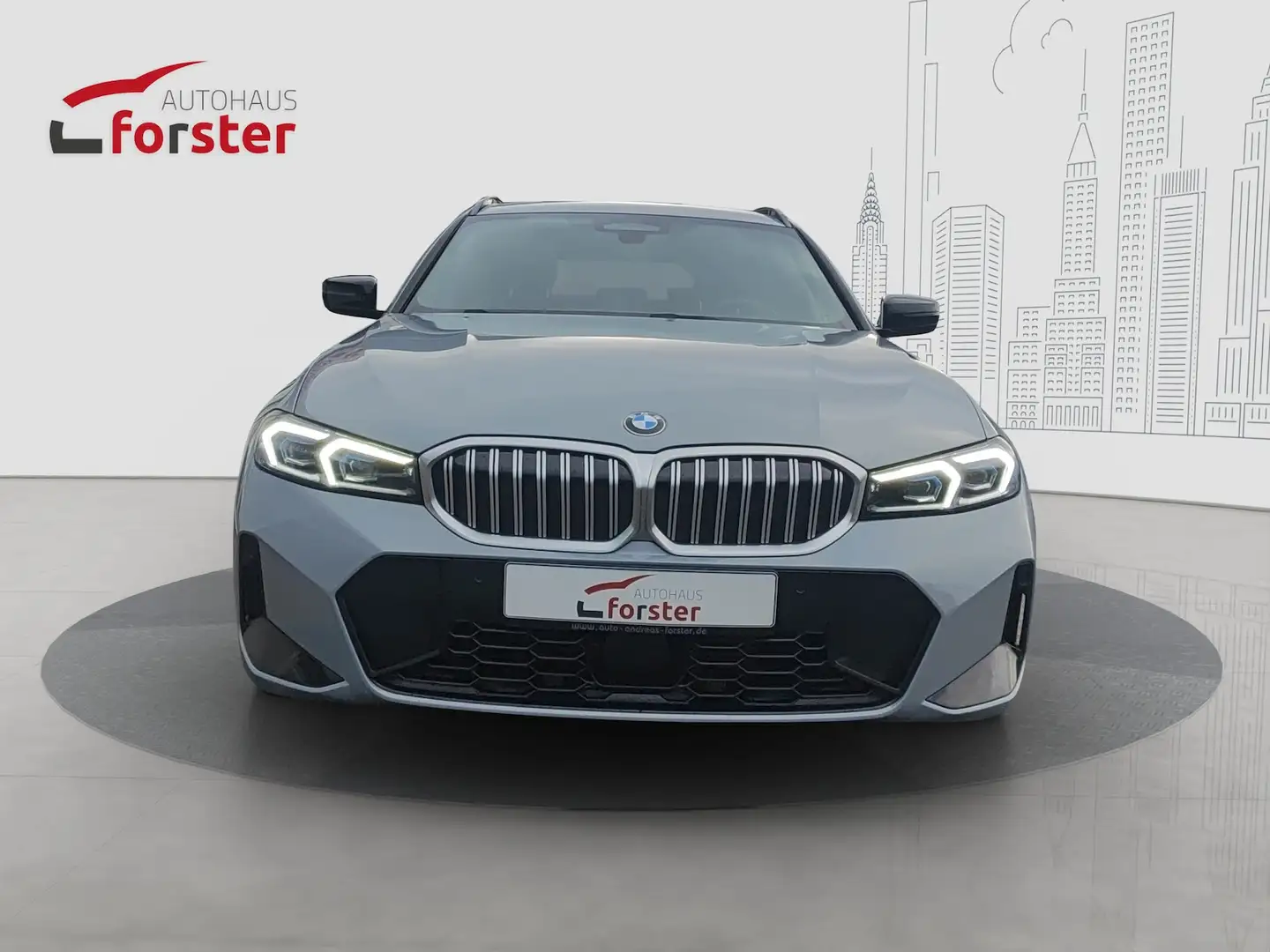 BMW 320 320d xDrive M Sport adapt. LED ACC AHK Standh. Gris - 2