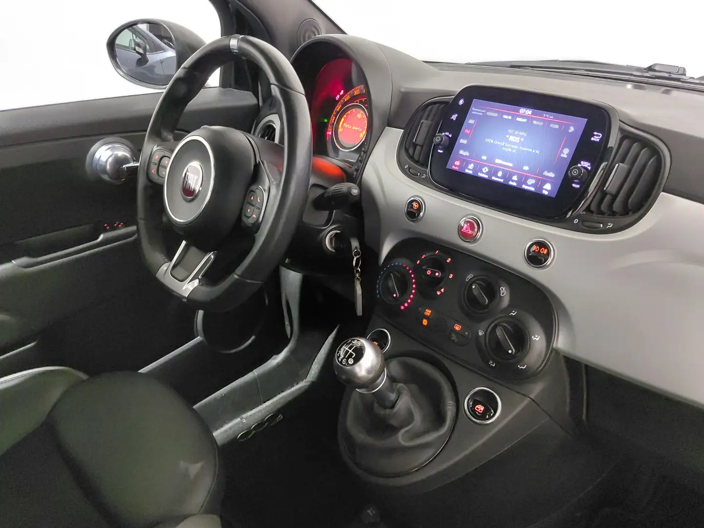 Fiat 500 1.0 Hybrid Connect S  PREZZO VERO Zwart - 2