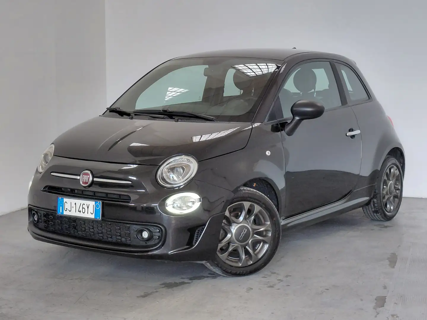 Fiat 500 1.0 Hybrid Connect S  PREZZO VERO Zwart - 1