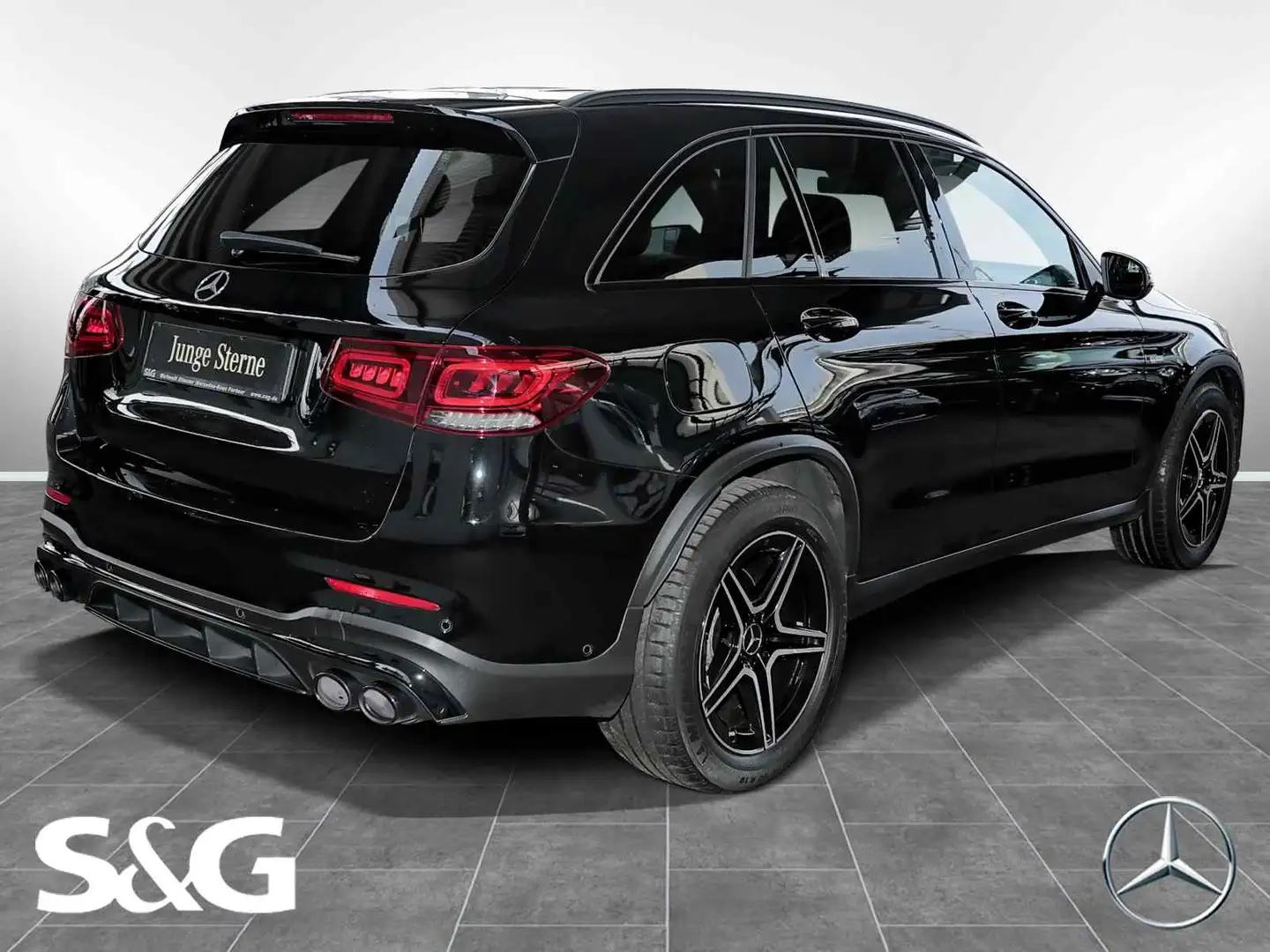 Mercedes-Benz GLC 43 AMG 4M MLED+RüKam+MBUX+Distro+Standh+Navi Schwarz - 2