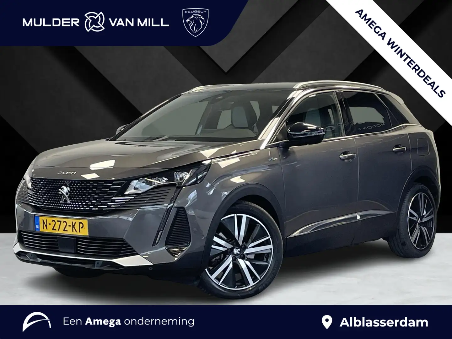 Peugeot 3008 GT Pack Business 1.6 PHEV HYbrid 225pk EAT8 | HAND Grau - 1