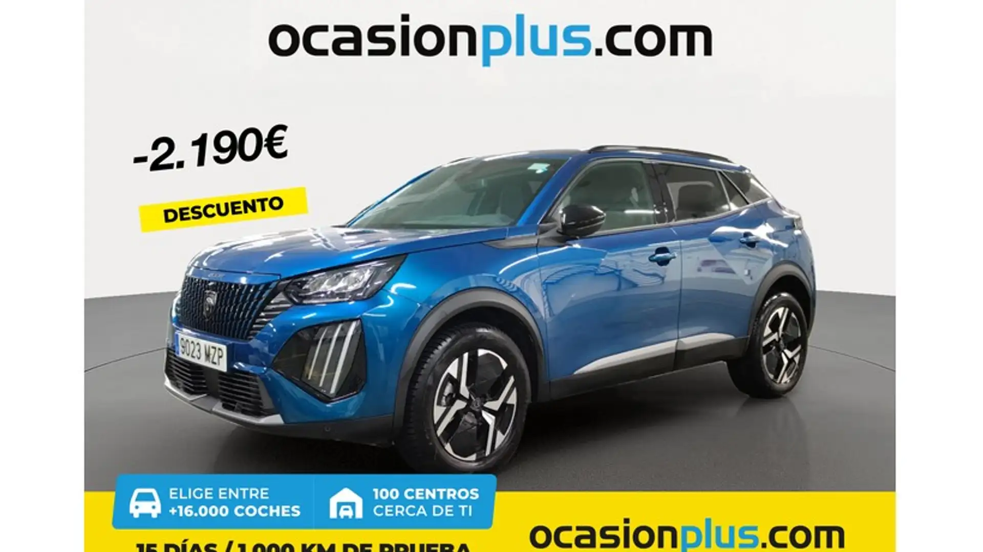 Peugeot 2008 Hybrid 136 Allure eDCS6 Bleu - 1