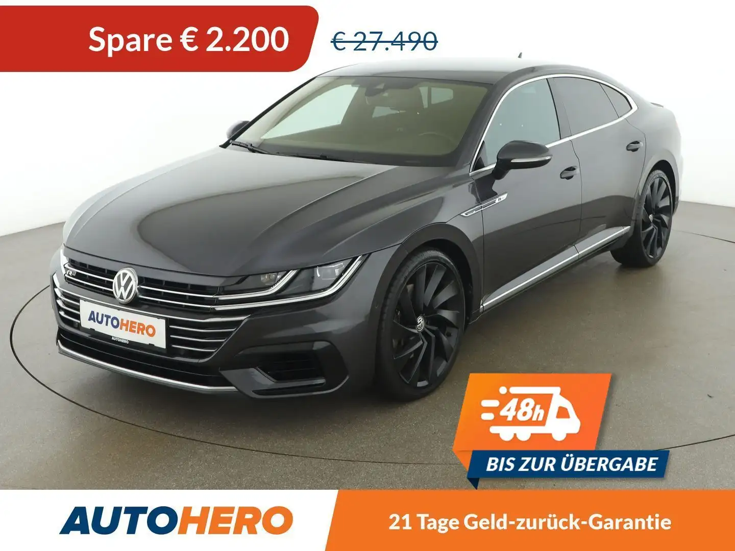 Volkswagen Arteon 2.0 TDI R-Line 4Motion Aut. *LED*ACC*SPUR*AHK*CAM* Gris - 1