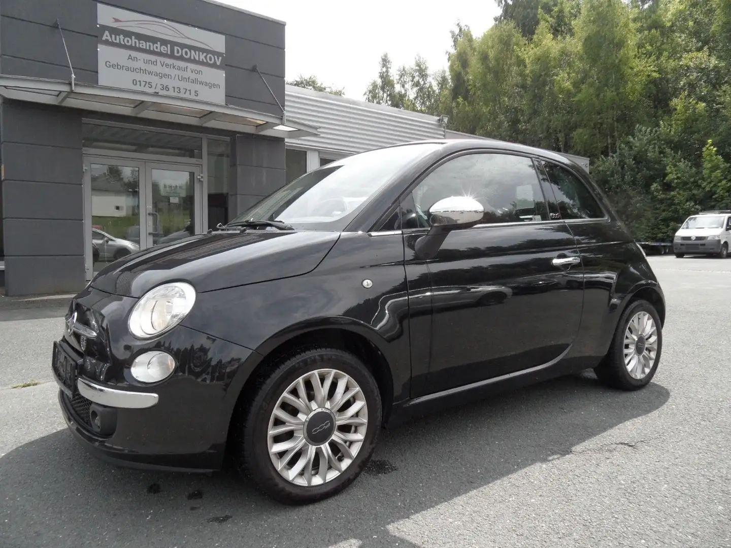 Fiat 500 C Lounge Cabrio Noir - 1