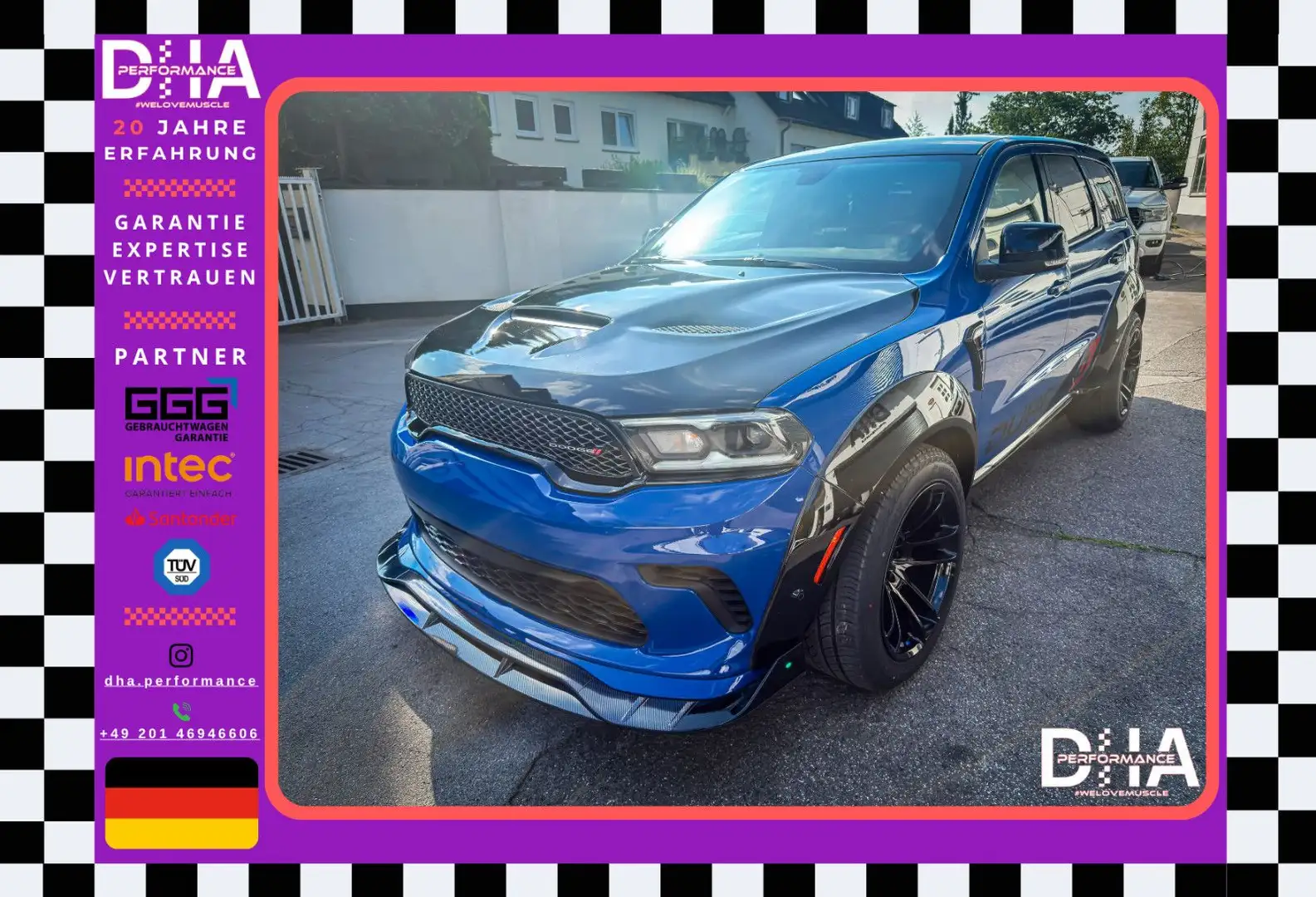 Dodge Durango DURANGO PURSUIT 5.7 V8 *4X4*LED*WIDEBODY*6 SITZE Blau - 1