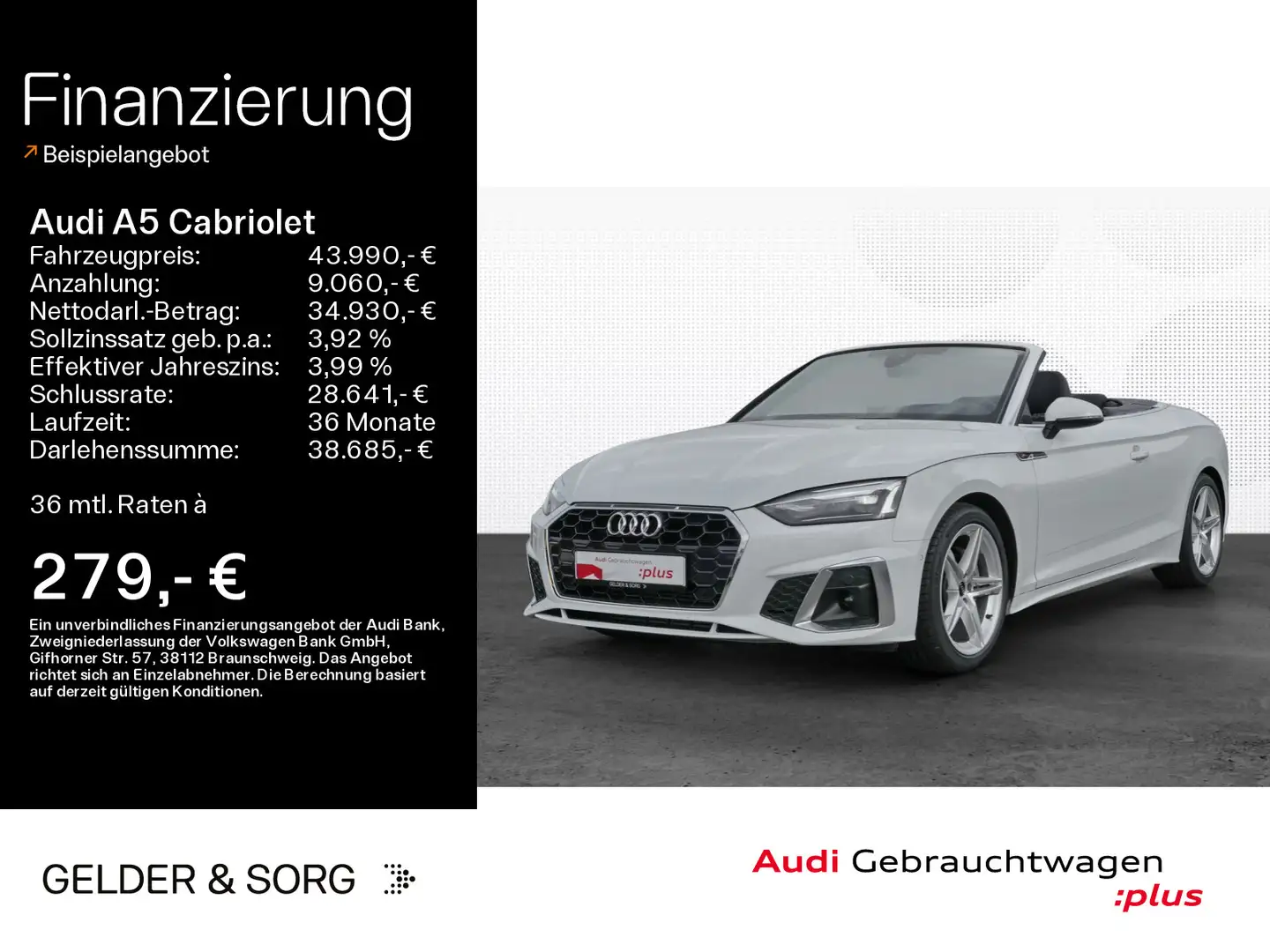Audi A5 40 TFSI S line Virtual*SHZ* Bianco - 1