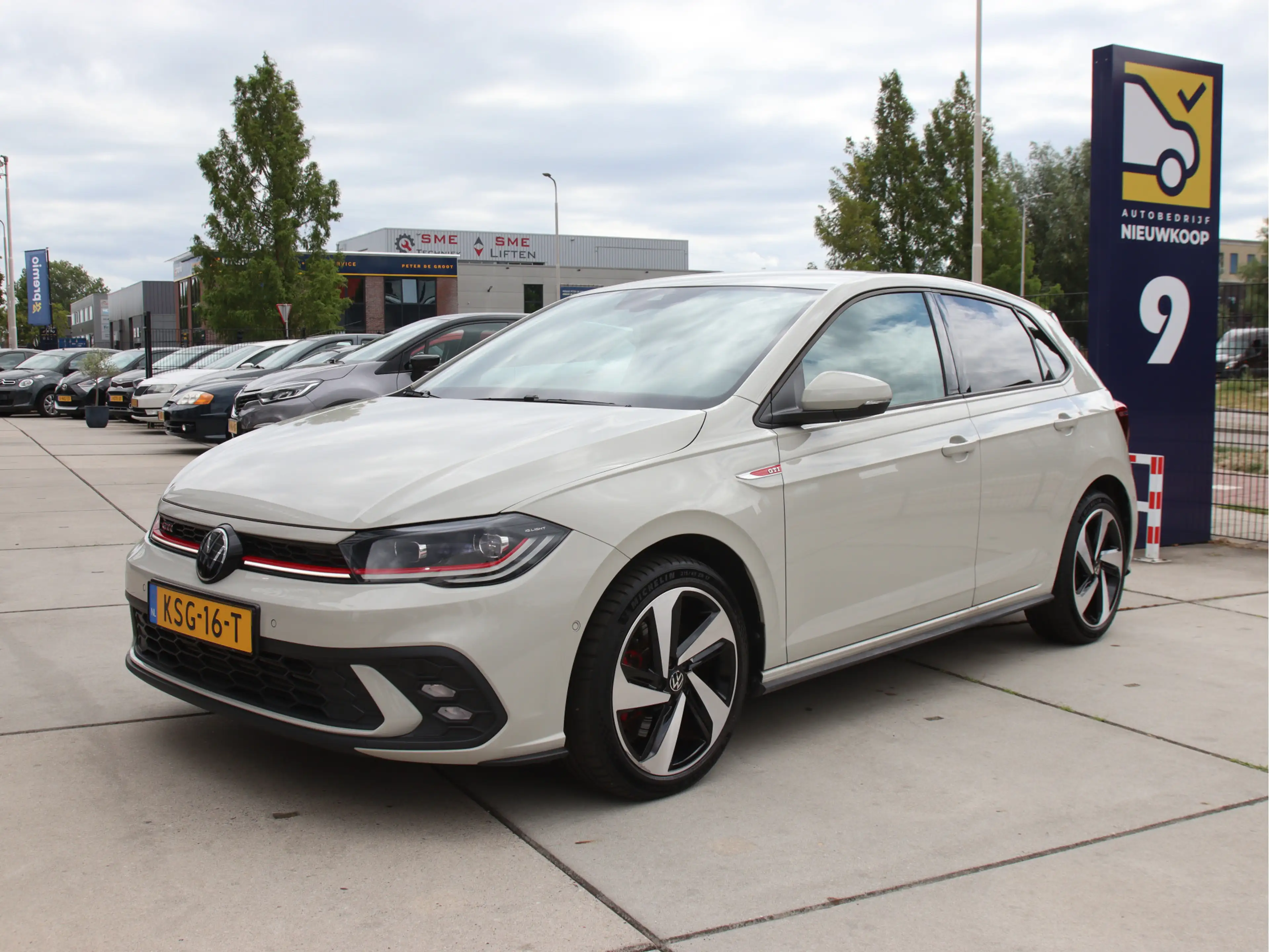 Volkswagen Polo GTI 2.0 DSG 'Ascot Grey', Matrix FULL LED, Nieuwstaat!