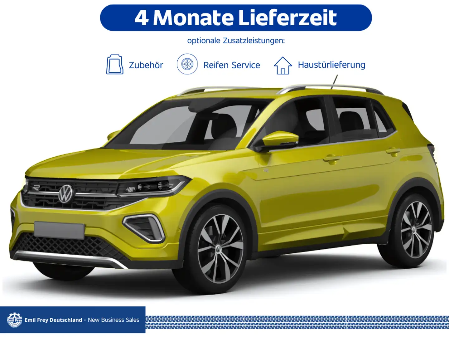 Volkswagen T-Cross 1.0 TSI OPF Life 🔥​ Aktionsleasing 🔥 Life inkl.  Weiß - 2