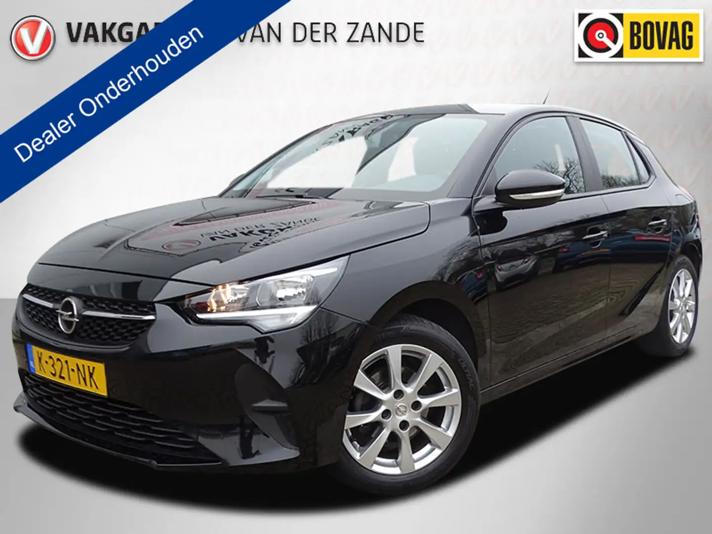 Opel Corsa 1.2 Edition, Cruise Control, Camera, Apple Carplay Zwart - 1