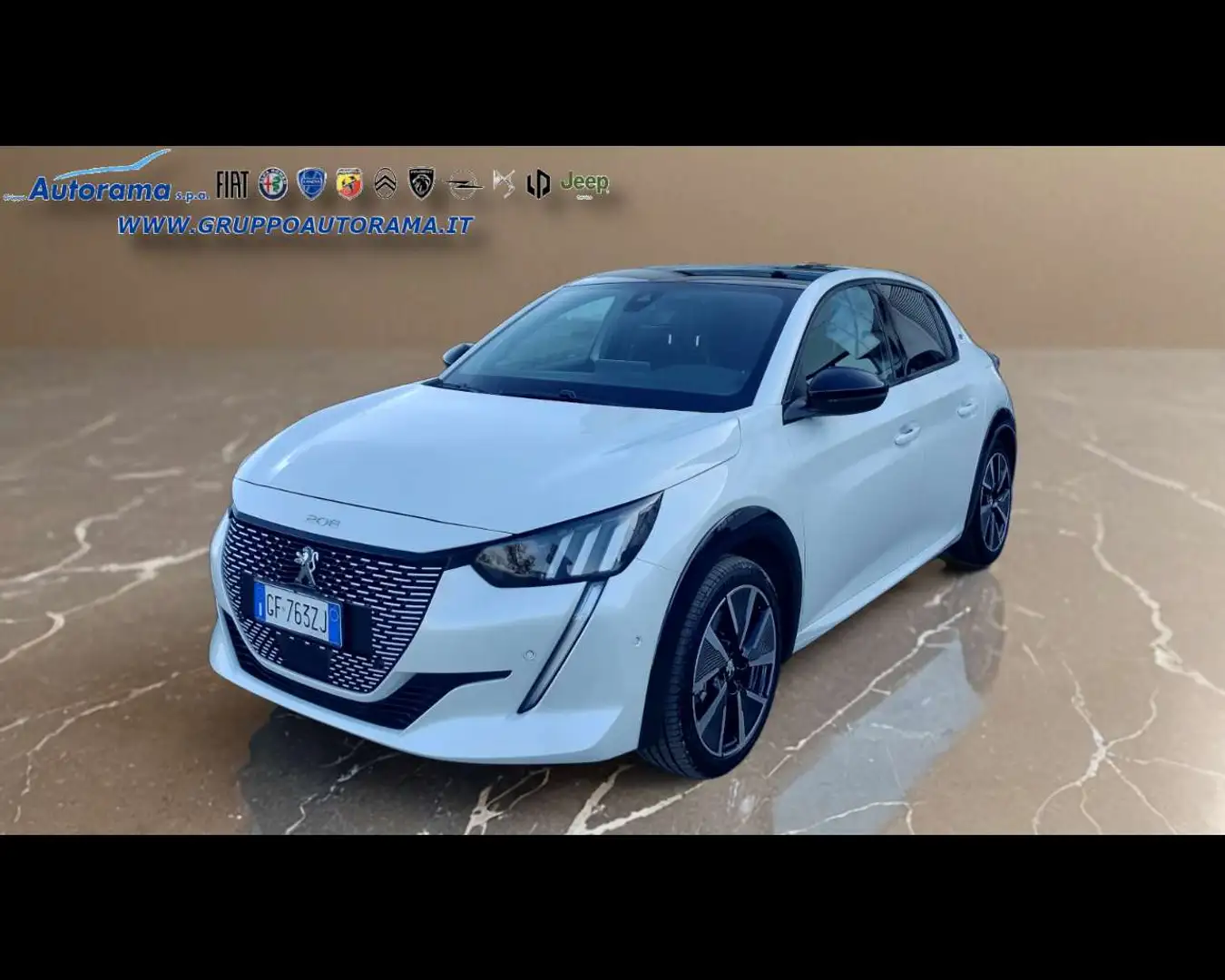 Peugeot 208 2ª serie - 208 motore elettrico 136 CV 5 porte GT Weiß - 1