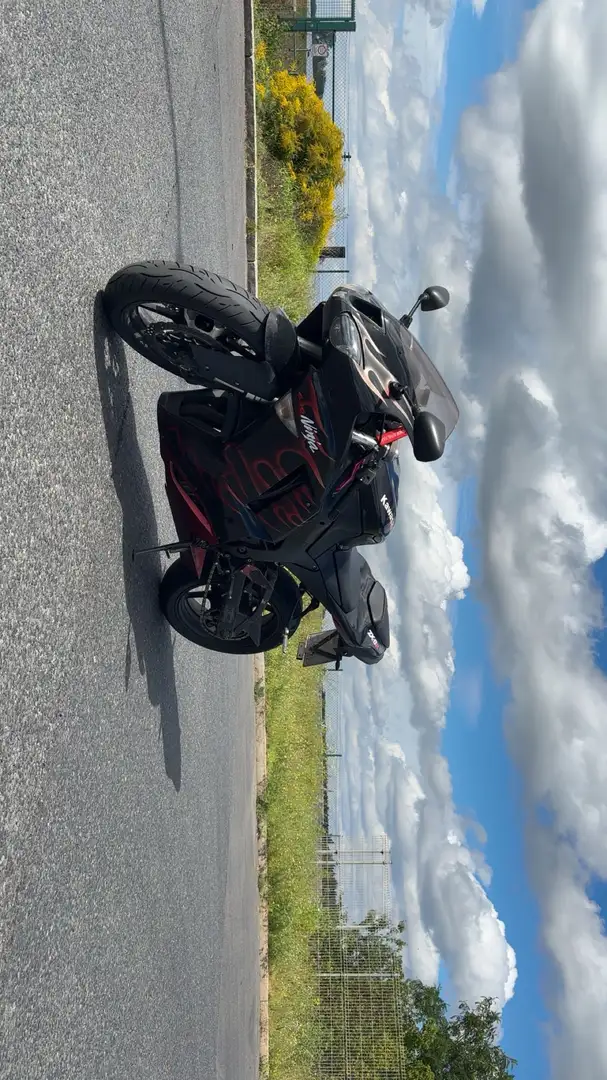 Kawasaki Ninja ZX-6R ganganzeige mivv Auspuff +49 155 62176073notverkau Czarny - 1