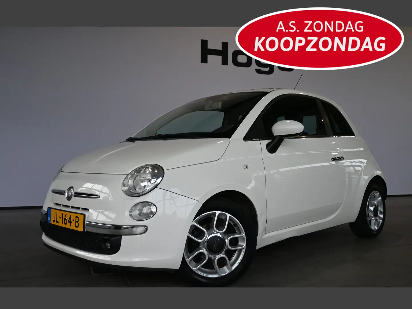 Fiat 500 1.2 Pop Airco Elektrisch Pakket Lichtmetaal All in Wit - 1