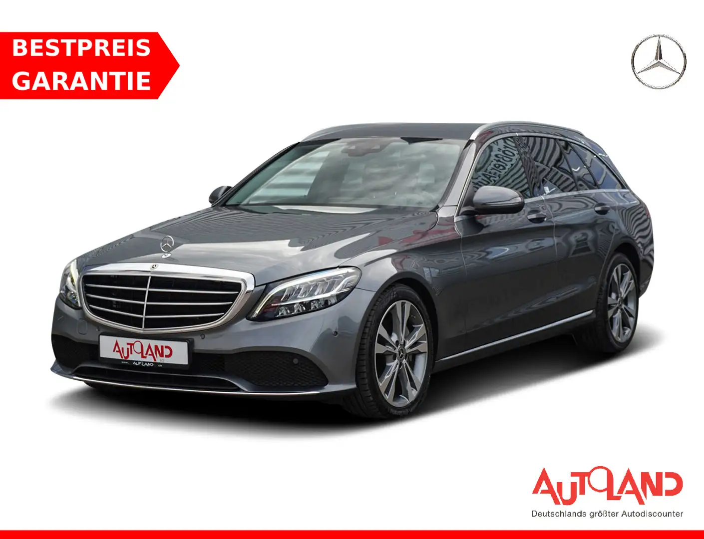 Mercedes-Benz C 300 C300 T-Modell d Exclusive LED Navi DAB AHK PDC Grey - 1