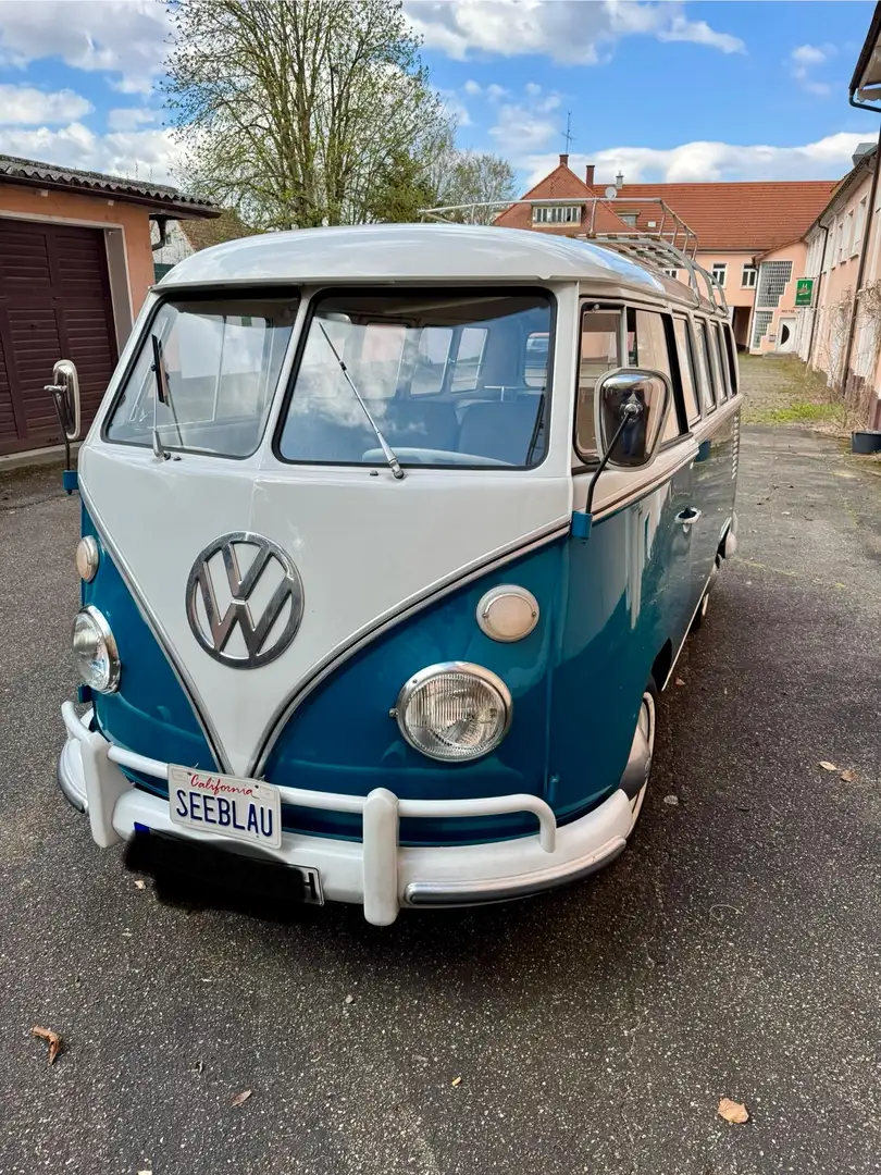 Volkswagen T1 67‘Deluxe 13 Fensterbus Bleu - 2
