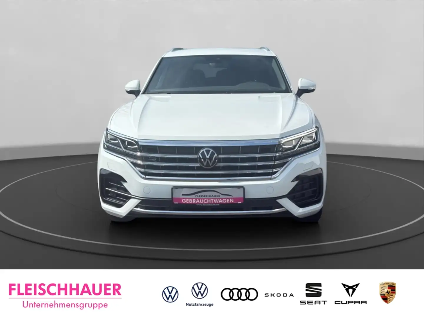 Volkswagen Touareg 3.0TDI R-Line 4Motion Luftfed.+Matrix+AHK+CarPlay+ Weiß - 2