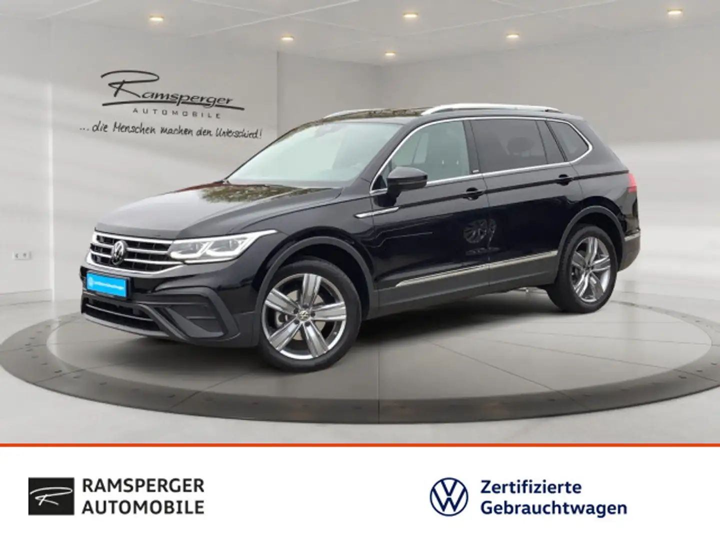 Volkswagen Tiguan Allspace 1.5 TSI DSG AHK Matrix Navi Kame Schwarz - 1