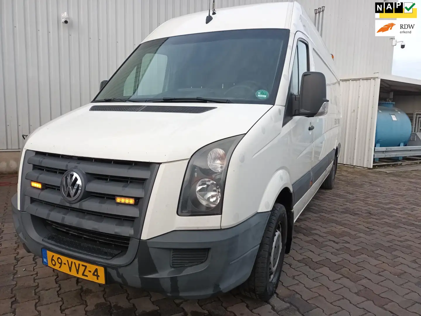 Volkswagen Crafter 46 2.5 TDI L3 DC - Trilt Bij 60 km/h - BTW Білий - 1