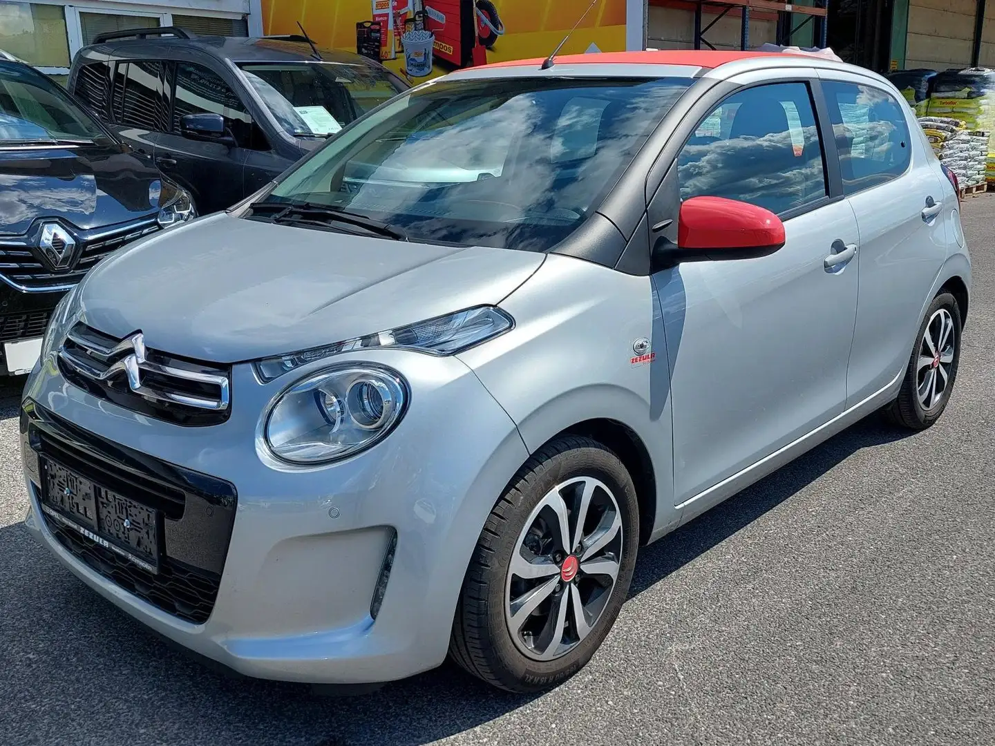 Citroen C1 Shine Airscape VTi72 mit Faltdach Silber - 1