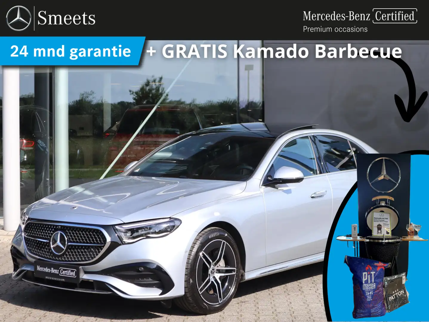 Mercedes-Benz E 300 e AMG Line Gris - 1