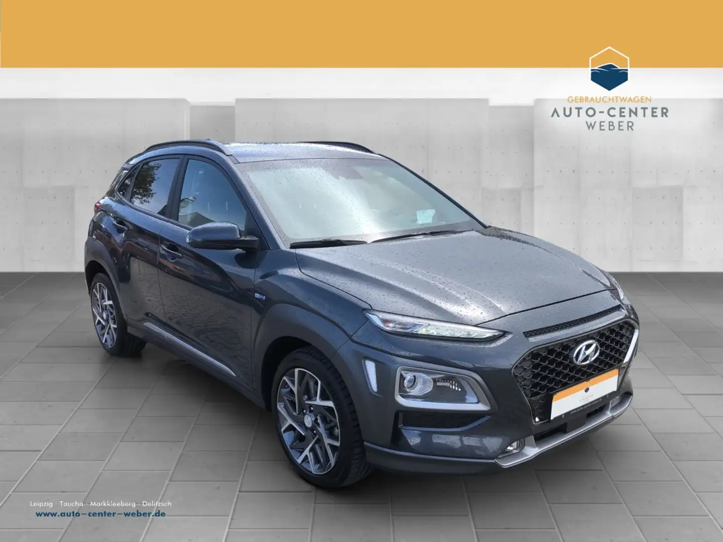 Hyundai KONA Hybrid 1.6 Premium incl Servicepaket* Gris - 1