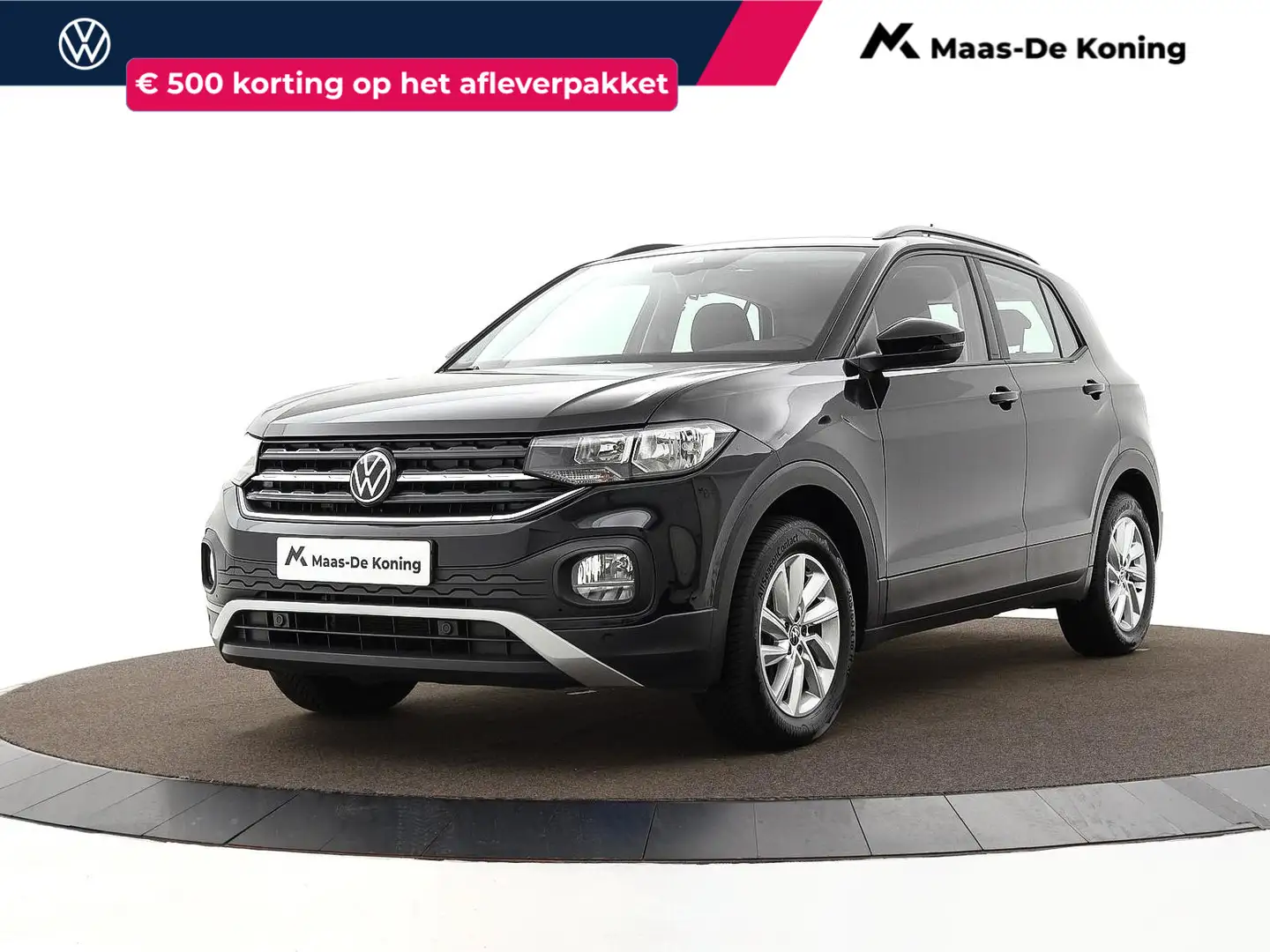 Volkswagen T-Cross 1.0 TSI 95pk Life · Apple/Android Car Play · Navig Negro - 1