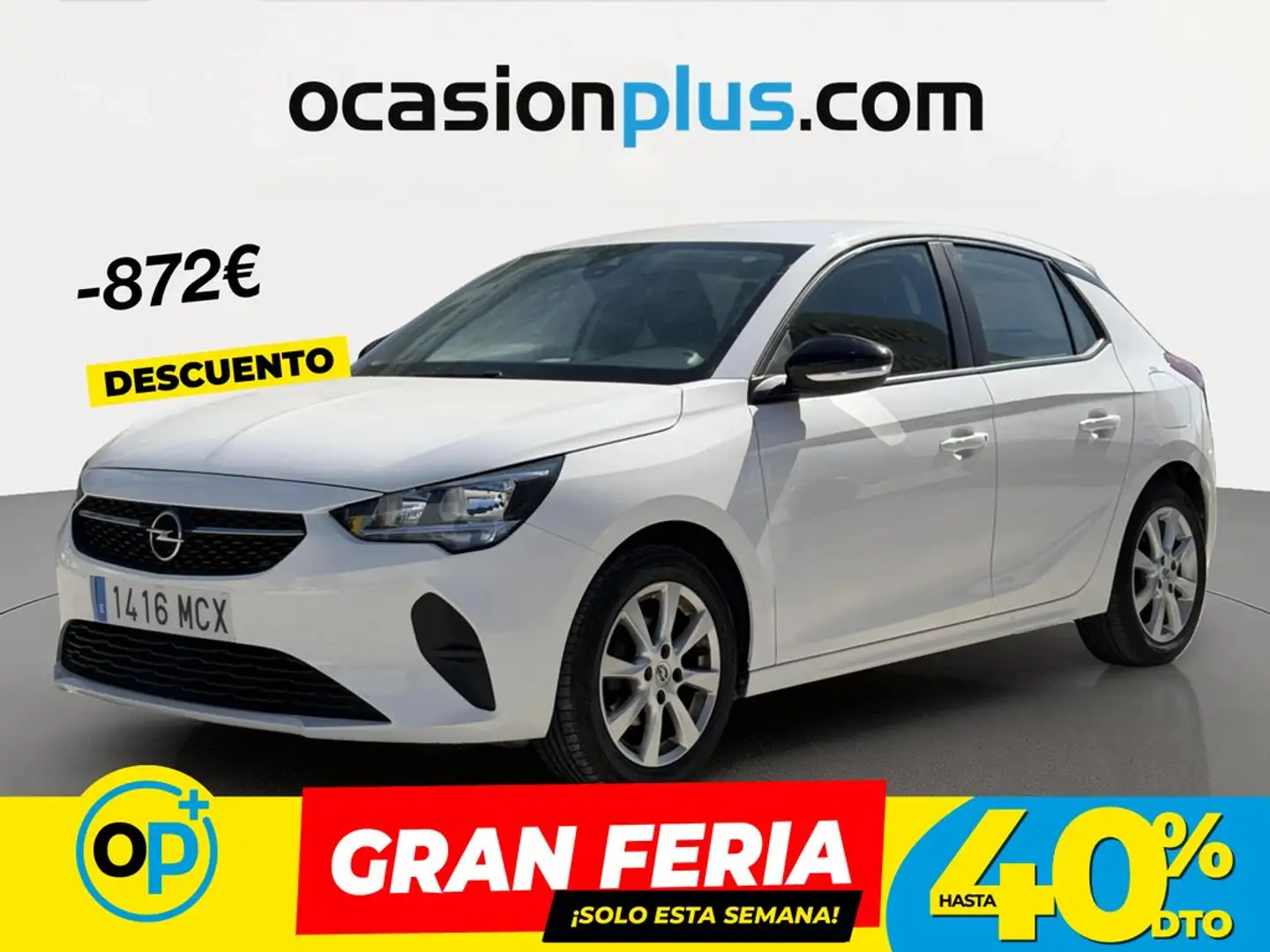 Opel Corsa 1.2 XEL S/S Edition 75 Blanco - 1