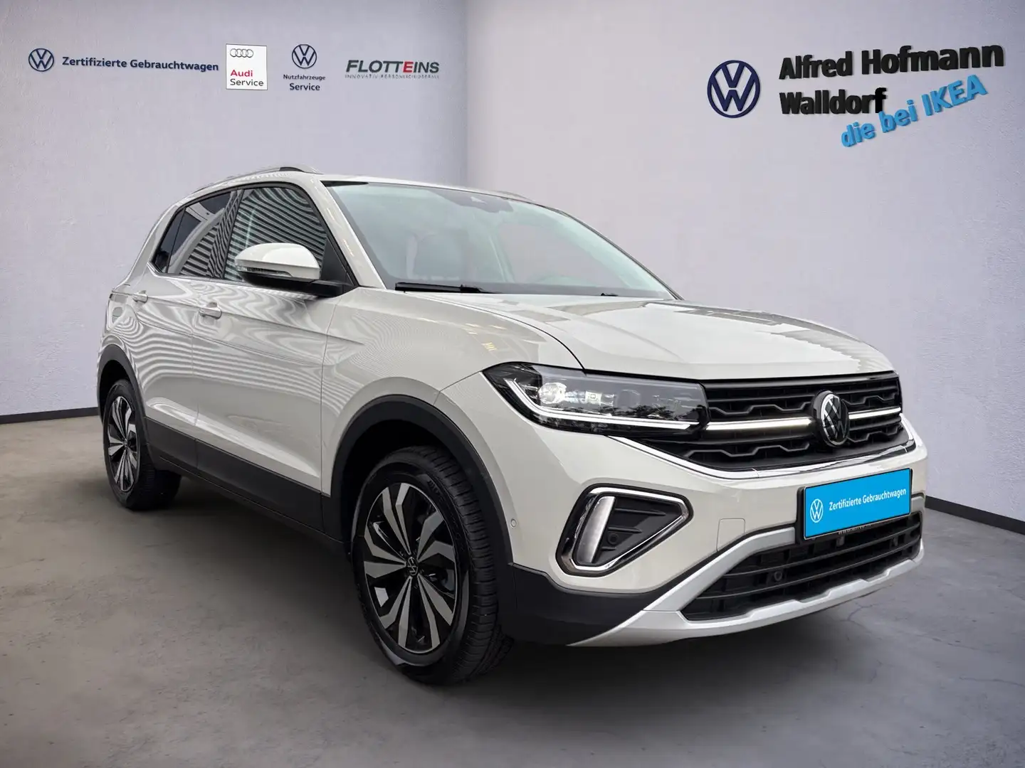 Volkswagen T-Cross 1.0 TSI DSG AHK KEYLESS LED NAVI KLIMA LM Gris - 1