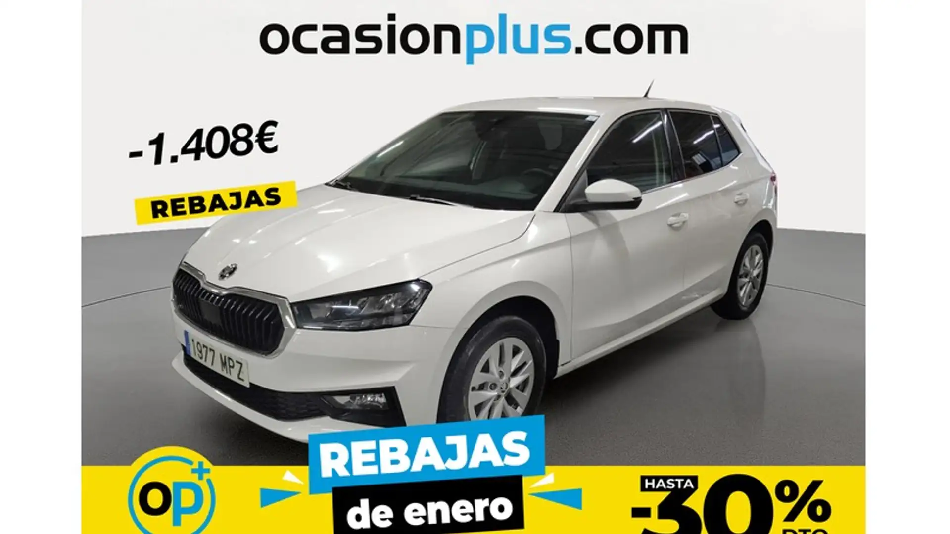 Skoda Fabia 1.0 TSI Selection 70kW Blanc - 1
