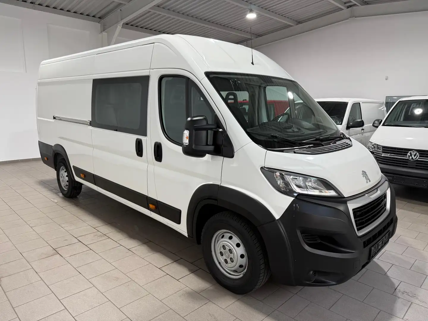 Peugeot Boxer Kasten-Doka (6-Si.),L4H2,Klima,Radio,Navi Weiß - 2