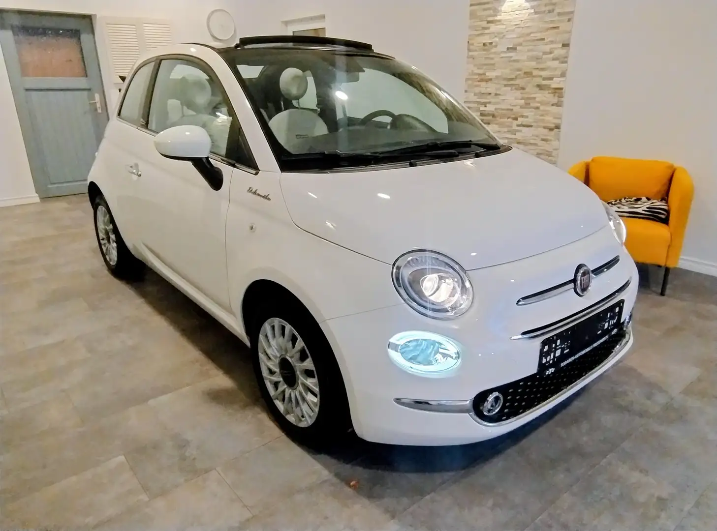 Fiat 500C 500 C 1.0 GSE Hybrid Dolcevita,Tempomat, Garantie Weiß - 1