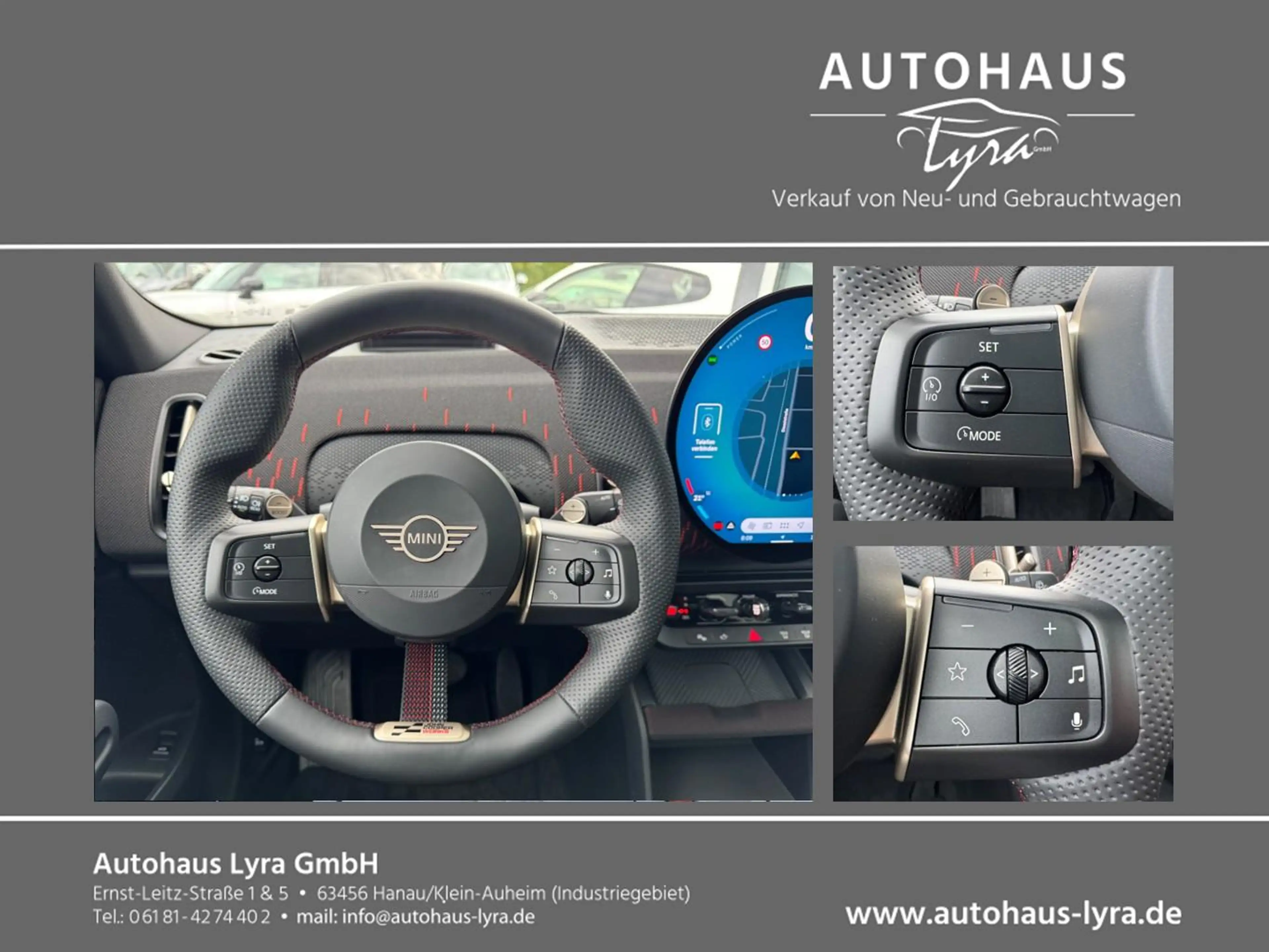 MINI Cooper S Countryman Countryman S ALL4 JCW*LED*PANO*H&K*360°KAM*HUD* — photo 14